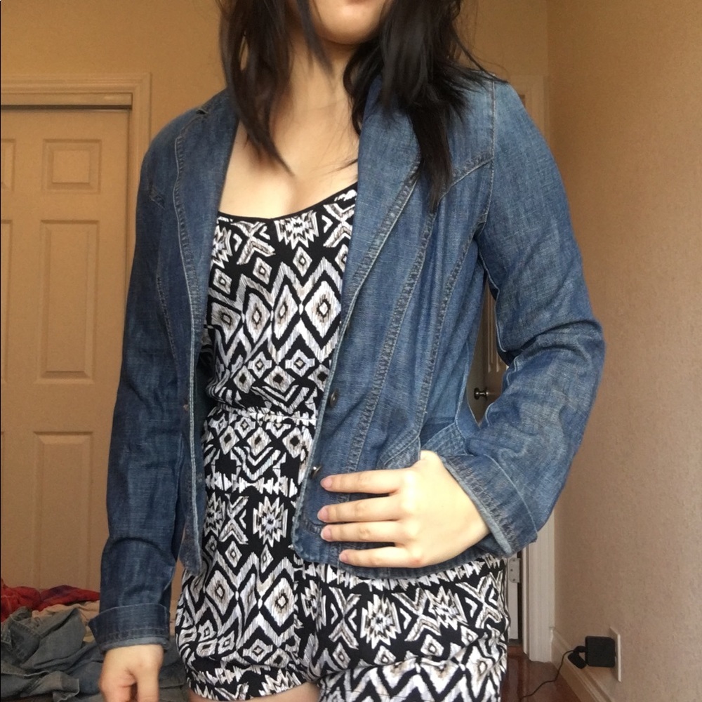 DARK BLUE DEJIM JEAN JACKET